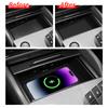 Smabee for Kia Sportage NQ5 2022-2026 Car Wireless Charging Pad Silicone Anti-slip Mat Center Phone Mat Accessiories Black