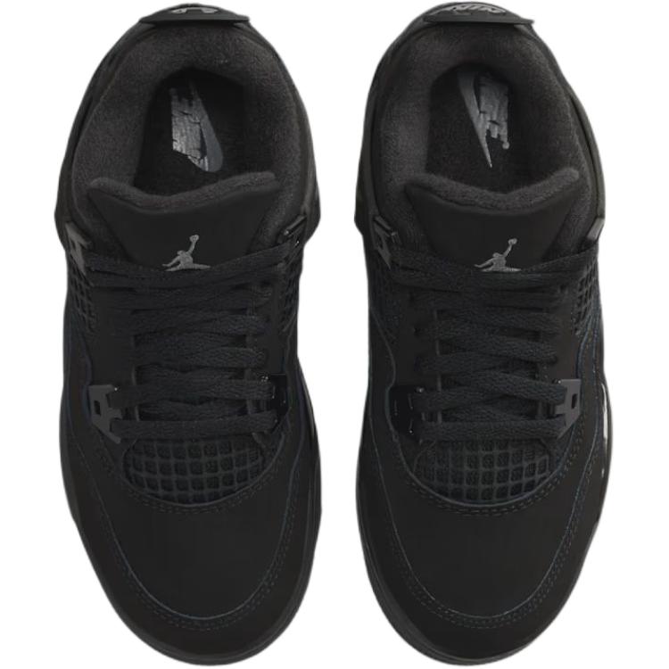 Air Jordan 4 Retro PS Black Cat 2025 Kinder-Sneaker Light-Graphit IB4388-010