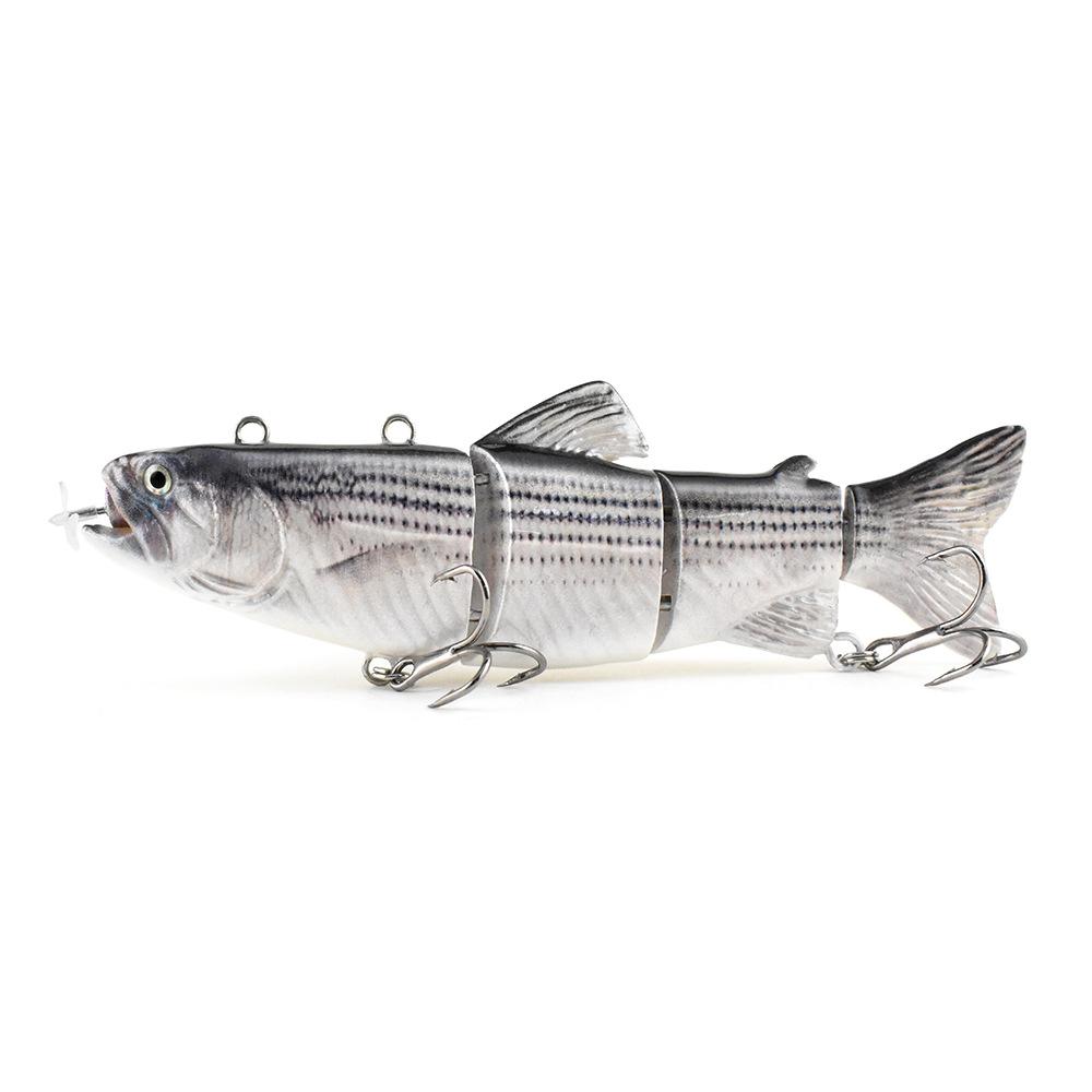 New Luya Bait Automatic Swimming Electronic Fish 130Mm 35G Propeller Smart Bait Rechargeable Luya Bait