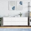 VidaXL Buffets 3 Pcs White Engineered Wood 3190197