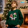 Kinder Herbst Winter Oberteil Weicher Rundhals Hoodie Santa Spruch 6 7 Einzigartig Lässig Feiertagsparty Pullover Sweatshirt Kinderkleidung