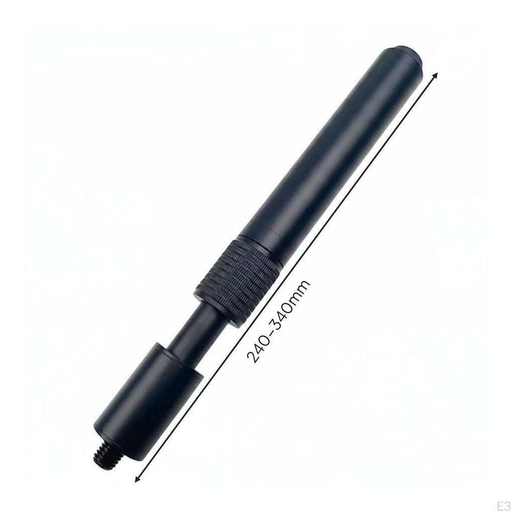 Telescopic Cue Aluminum Pool Extension Rotating Outer Thread Game Accessories for Room
