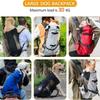 Ventilated Dog Backpack Carrier, Portable Travel Bag With Mesh Window For Outdoor Hiking And Small Dogs
