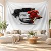 Mohamed Salah Wandkleed, Zachte Stof Wanddecoratie, Decoratieve Achtergrond Voor Slaapkamer Huis Muurkunst