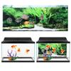 PVC Adhesive Seabed Small Fish Water Plants Aquarium Background Poster Sticker Fish   Decoration
