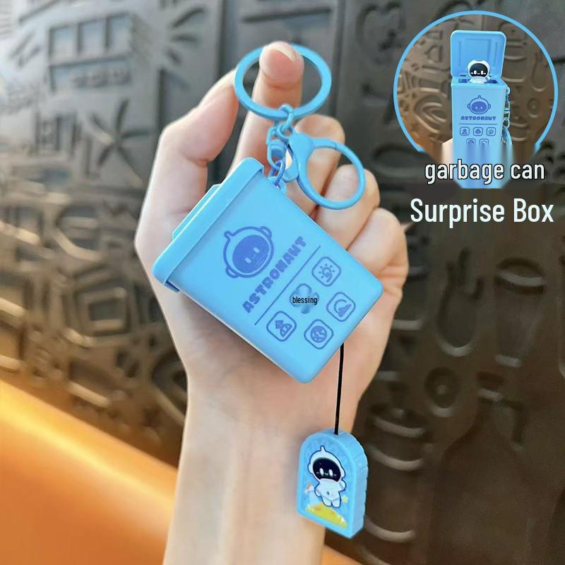 

Висувне сміттєве відро Брелок Іграшка-сюрприз – Веселий кулон для рюкзака Подарунок