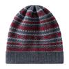 Autumn and winter new cashmere hat women's jacquard color matching casual ear protection warm windproof knitted hat fashionable and versatile