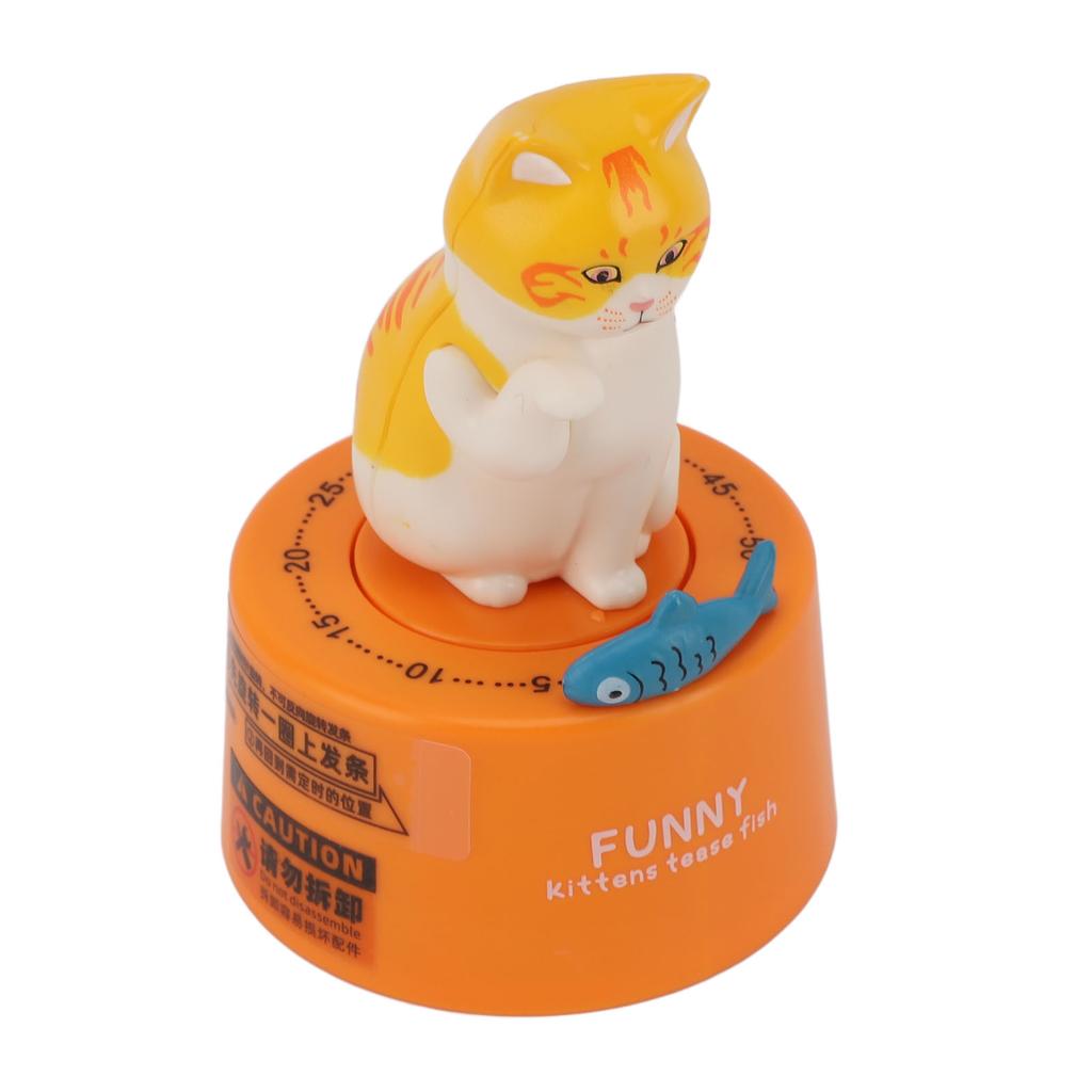 Mechanical Kitchen Timer Cute Animal Shape Magnetic Base Loud Alarm 60 Minutes Kitchen Countdown Cooking Timer
