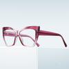 Big Frame Cat Eye Nearsighted Eyeglasses For Women TR90 Oversized Short-sight Prescription Spectacles Female 0 -0.5 -0.75 To -6.0