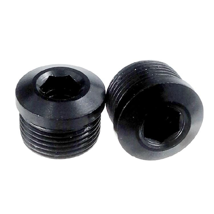 2Pcs Rust-proof Bearing Pedal Accessory CNC Bicycle Pedal Cover Bike Pedal Parts чёрный