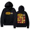 Raye Esta Música Pode Conter Esperança Moletom com Capuz Harajuku Estampa Gráfica Roupas Moda High Street Moletom Unissex Manga Longa Pulôver