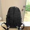 Women Contrast Color Large Capacity Schoolbag Letter Print Backpack for Middle School Students