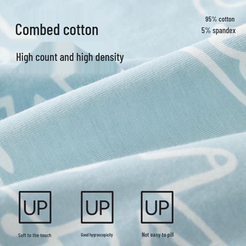 B.JOBSEN Men's Pure Cotton Antibacterial Boxer Briefs