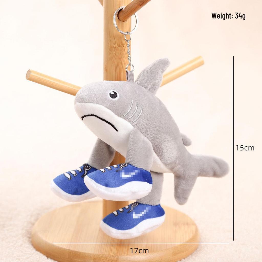 AI Klassiska Berg och Hav Gränsöverskridande Plysch Pinne Figur Nyckelring Hänge