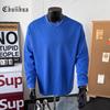 Heavyweight 300g Pure Cotton Long Sleeve White Basic T-shirt, Unisex Solid Color Base Layer