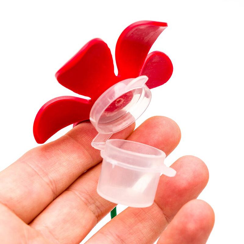10Ml Mini Hummingbird Feeder With Clip Easy To Clean And Refill Plastic Wand Hat Clip Humming Bird Feeder