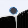 1x Car Front Rear Hood  Surrounding Ring Aluminum For BMW 82mm/74mm Emblem