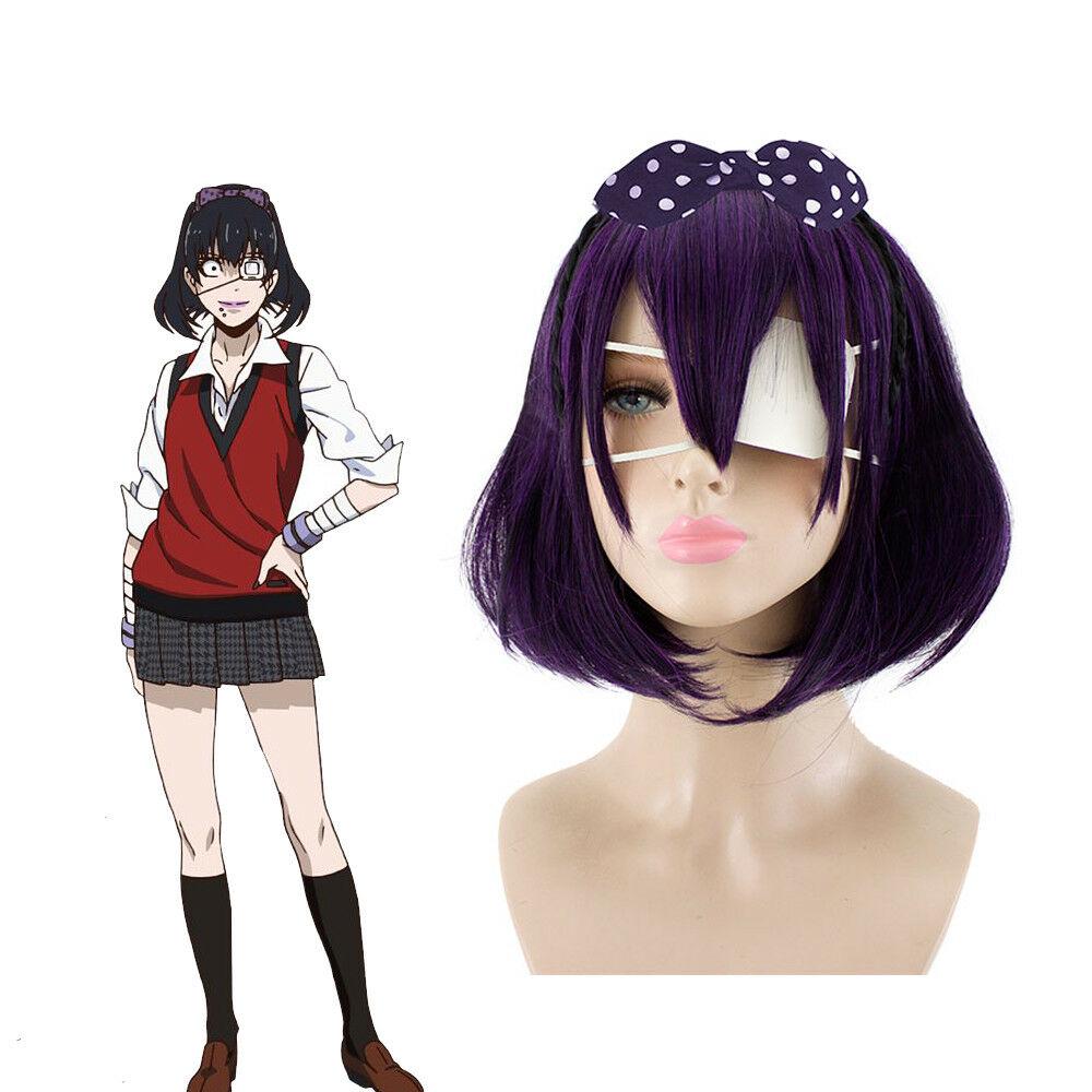 Kakegurui Jabami Yumeko Meari Kirari Yumemi Runa Lange Cosplay Party Haare Perücken in lebendigen Farben
