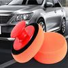 Buffing Polishing Pads, 5Pcs 3.9 Inch Backing Plate Compound Buffing Sponge Pads for Polishing and Waxing with Grip Handle