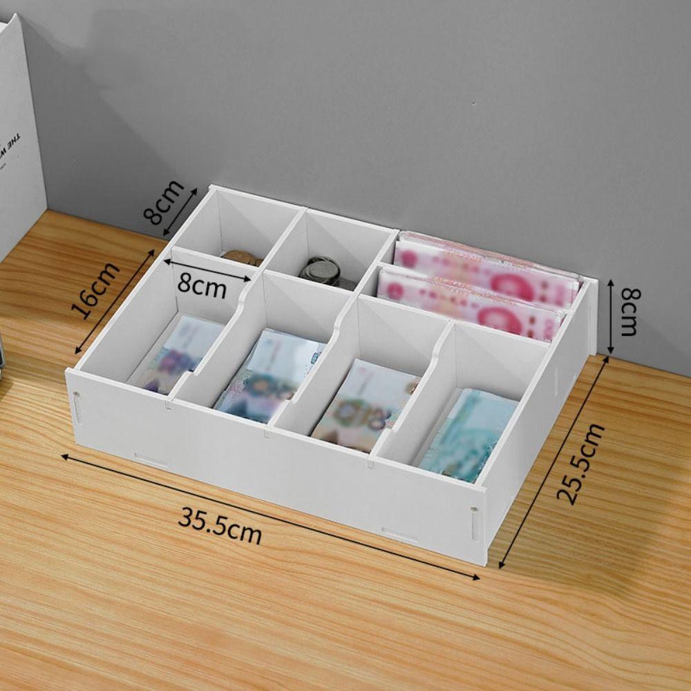 Plastic Organizing shelf drawer Change box Durable Collection box