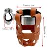 Adjustable Bicycle Bottle Holder Aluminum Alloy Material Retro Classic Kettle Rack for Road Bike Mountain Travel Cycling