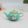 Elegant Cloisonnes Teapot Jewelry Box Alloy Ornament With Colorful Enamel For Wedding Gift Home Decoration