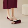 Women Flats Shoes New Fashion Women Mary Janes Crystal Shoes 2025 Luxury Female Shallow Footwear Ladies Dress Cozy Brand Shoes