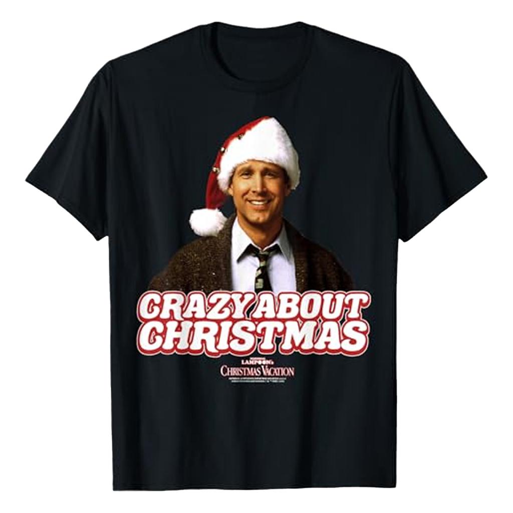 National LampoonÂ´s Christmas Vacation Girls Crazy About Christmas Cotton T-Shirt
