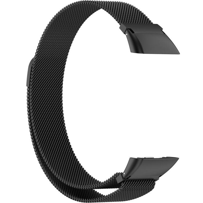 Mailänder Armband für Huawei Band 6, Schwarz