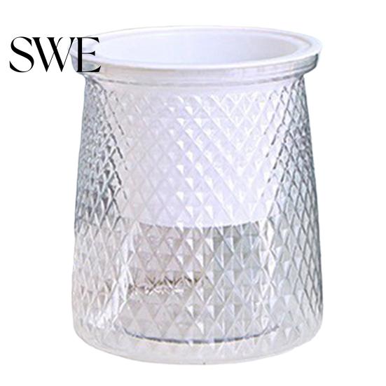 Flower Pot with Water Reservoir Self Watering Plant Flowerpot Drainage Holes And Transparent Container for Plants Indoor Planter Home Office