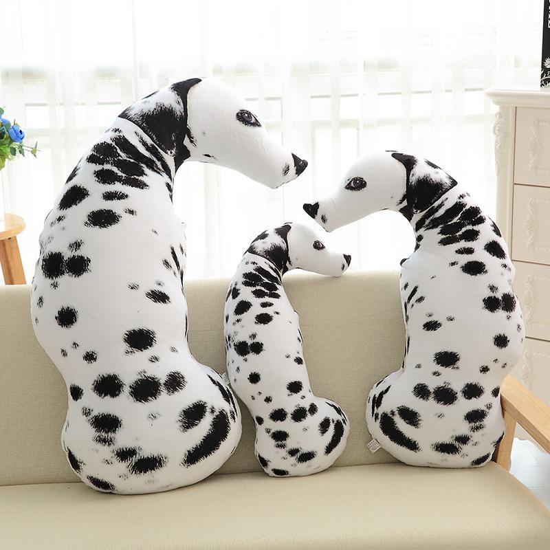 3D Cute Bend Dog Perna 20CM Pernă de aruncare Animal realist Funny Dog Head Cosplay Copii Jucărie preferată Pernă Cadou de Crăciun Acasă Cute Bend Dog Domp