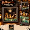 Halloween Glass Night Light for Holiday Home Decor