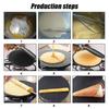 Non-Stick Omelett Form Egg Roll Baking Pan Vafler 17/20cm for The Baking Pan Cake Iskremmaskin Bakeware Home Cookie pan