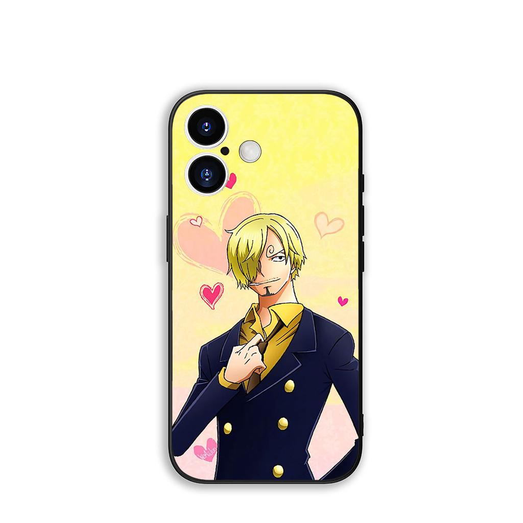 Anime Luffy One Piece Sanji Cover Phone Case for Samsung Galaxy S25 S24 S22 S23 FE Ultra Plus A56 A05 A06 A15 A16 A55 S7 Edge