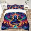 3pcs Enchanted Dragon Bedding Set, Includes Quilt Cover and Pillowcases, Suitable for All Seasons