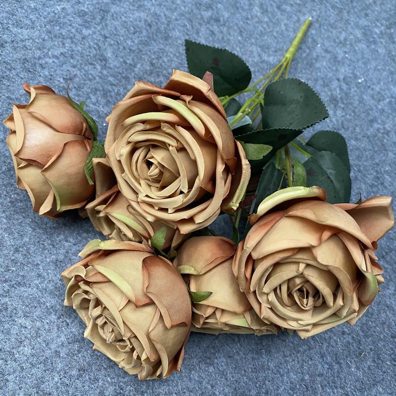 Realistic Fake Flower Arrangement For Home Living Room Wall Decor And Event Settings