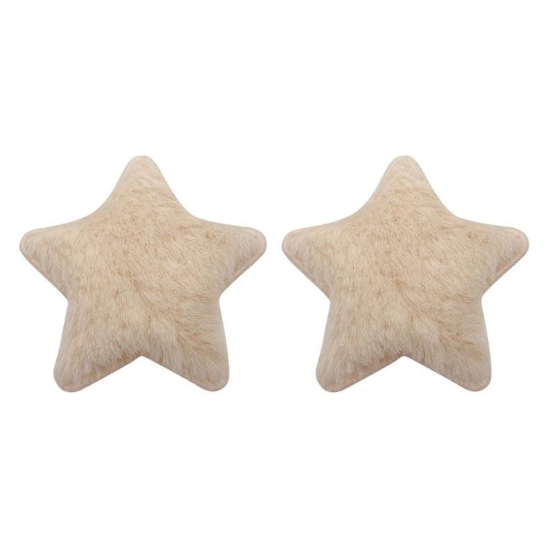 Coppia di Decorazioni per Cuffie da Gioco in Peluche Morbidi Proteggi Pad Auricolari per Comfort e Riduzione del Rumore Opzione Multicolore