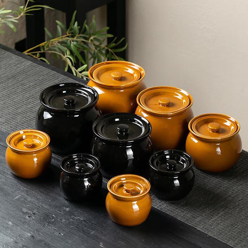 Min Nai Ceramic Double Boiler Stew Pot