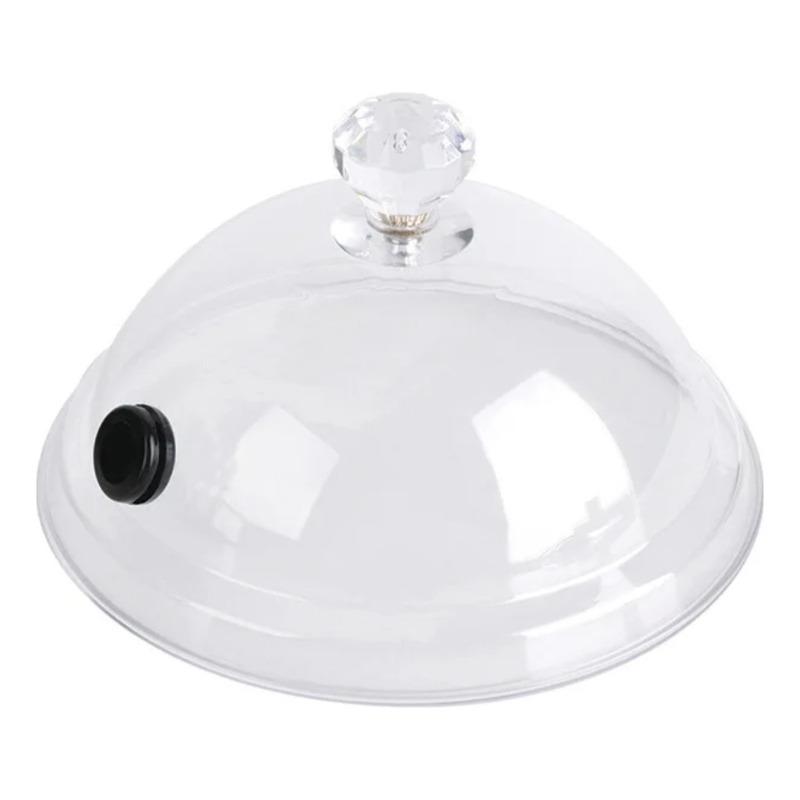 Transparent Molecular Cuisine Smoke Dome Food Tableware Cover Cake Lid Hotel Dish Smoker Tool Kitchen Dining Cover Accessory