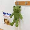 Cartoon Frog Creative Backpack Cute Animal Plush Backpack Soft Cute Doll Cute Pendant Children'S Room Decoration