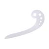 4pcs Plastic French Curve Ruler Comma Shaped Pattern Making Ruler Sewing Ruler  For Clothes Making