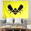 logo Team Vitality Tapestry for Bedroom Aesthetic Classroom Tapestries Wall Hanging for Living Room Dorm Office,Ideal Creative Gift