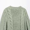 European & American Style Floral Button Women's Knit Cardigan - Soft & Cozy, Short Design for Early Spring 2025.