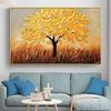 Nordic Kunst Baum Blumen Landschaft Leinwand Kunst Poster und Drucke Abstrakte Ölgemälde Wand Bilder für Wohnzimmer Wohnkultur