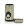 Moulin à Café Électrique, Graines et Noix, Double Lame Acier, Broyage 115 g/min MPM MMK-02M 150W Argent