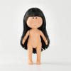 24cm Girls Toy Curly Hair Bean Eye Vinyl Doll Dress Up Dark Skin Mia Potato Dolls Movable Action Figure Body Children Gift Poseable Articulated Scale