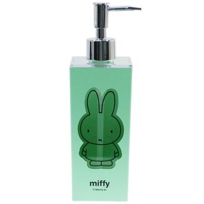 Miffy Window Miffy Dispenser for Shampoo and Soap Merchandise Dispenser, Bottles, Green, (MCOR)