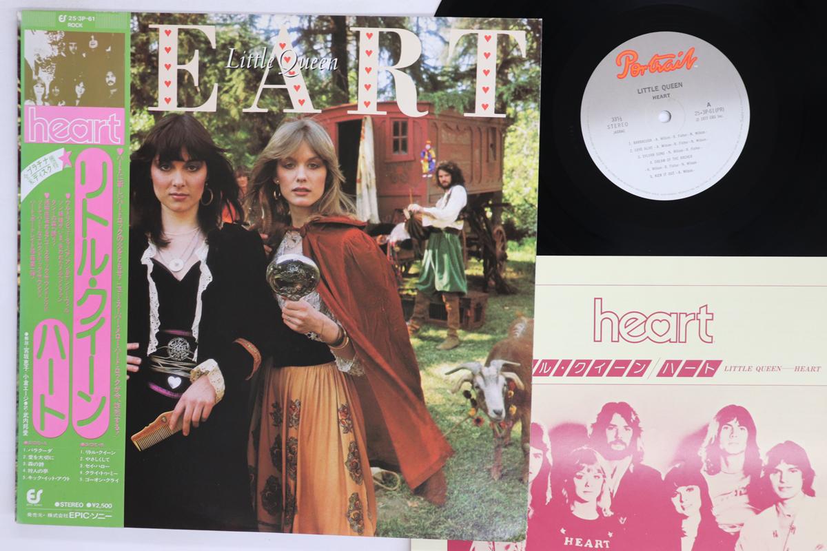 Виниловая пластинка HEART Littele Queen 253P61 PORTRAIT 1977 Япония Obi Rock Б/у