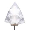 Womens Short Fingertip Length 1 Tier Lace Edge Wedding Bridal Veil Bride Tulle Hair Accessories Without Metal Comb