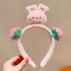 Children's Plush Hairband for Autumn/Winter - Anti-Slip Headband and Hair Clip for Little Girls and Women, Ideal for Washing Face and Daily Use